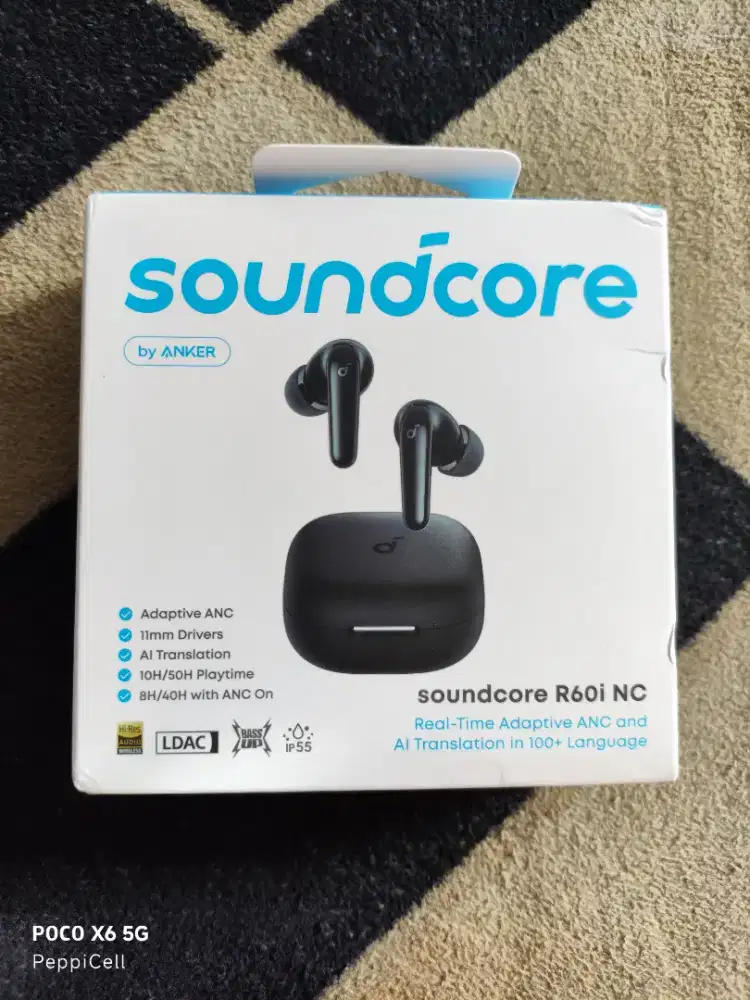 Headset Bluetooth TWS Anker Soundcore R60i NC NEW Garansi resmi