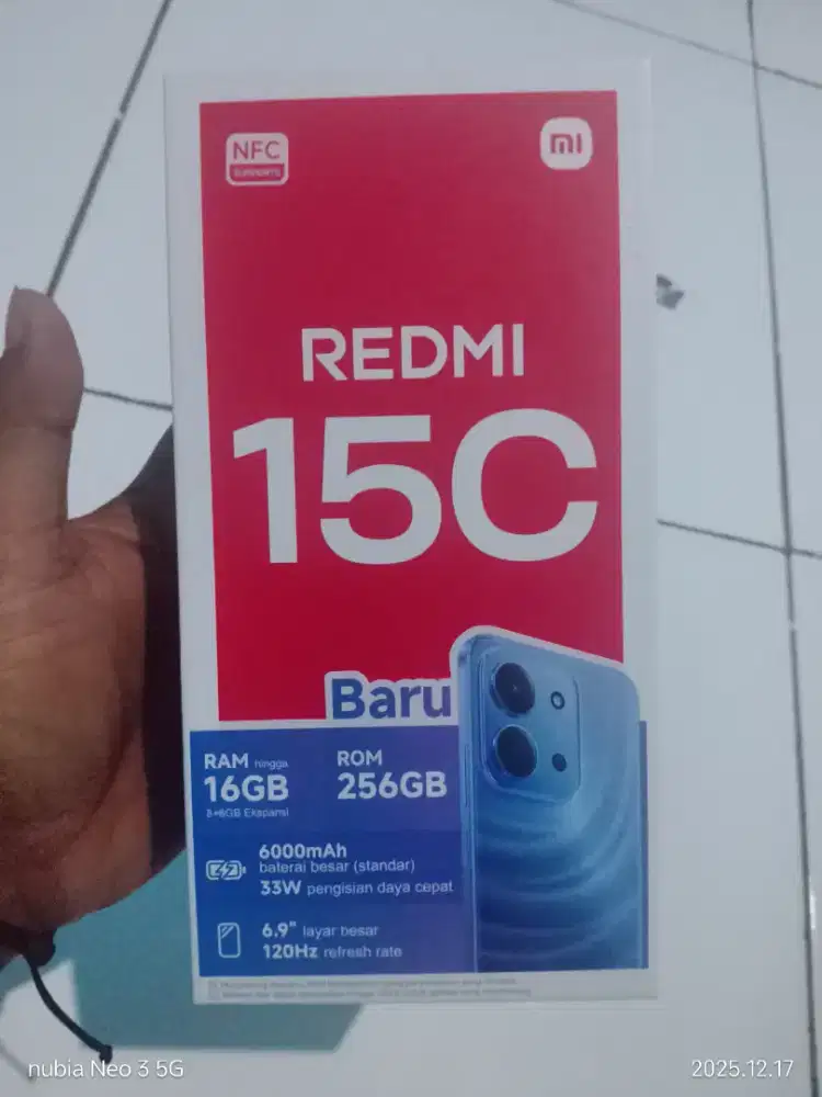 redmi 15C Black 8/256 GB