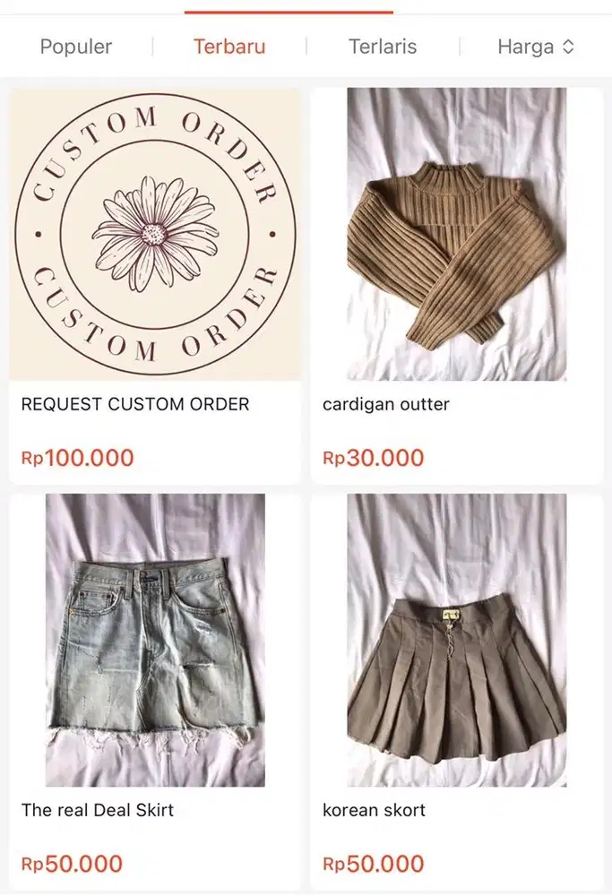 menjual preloved dengan kondisi bagus dan layak