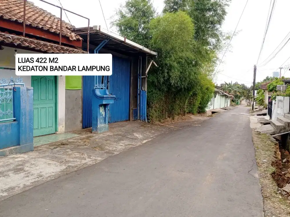 rumah 422 m2 kedaton bandar lampung