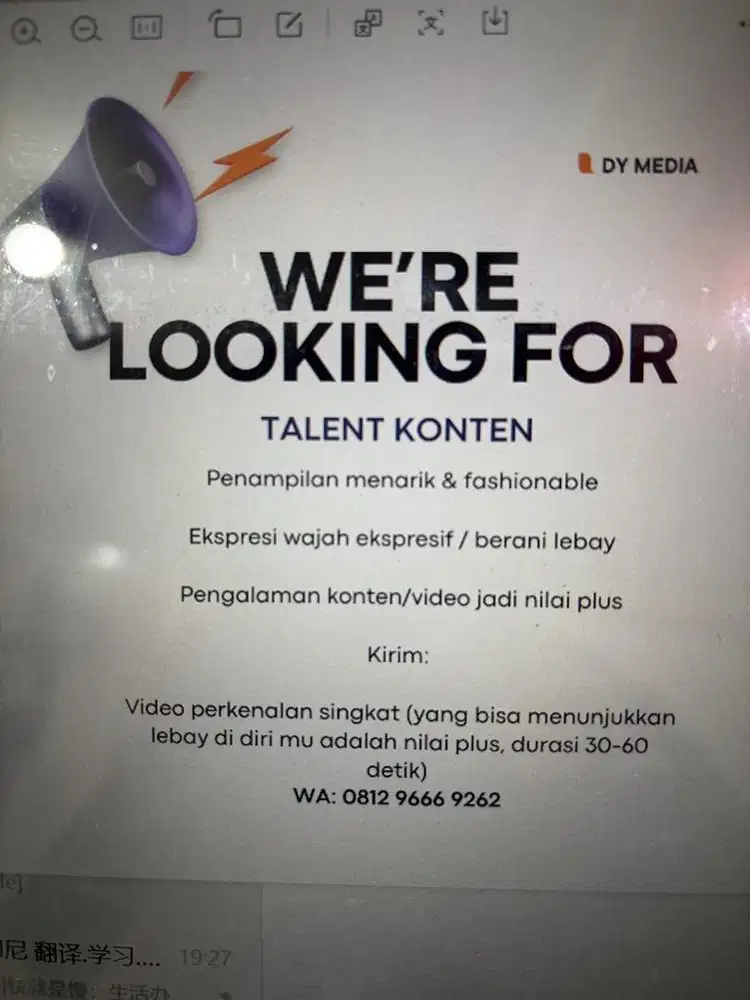 Talent Konten / Model Konten