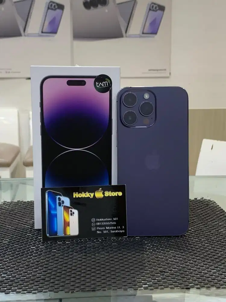 Iphone 14promax/256gb deep purple ex ibox bh 77%