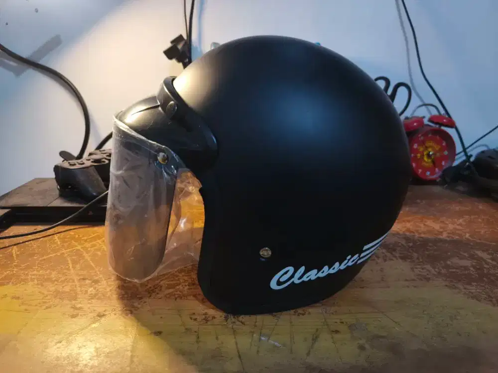 Helm Bogo hitam doff