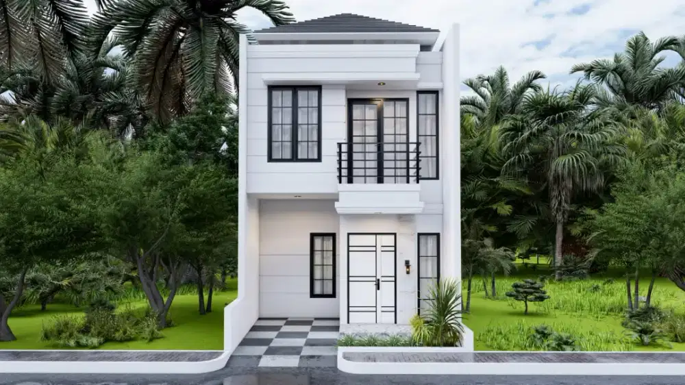 Rumah Modern 2 Lantai di kawasan strategis dan murah