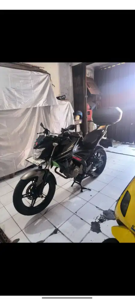 Vixion new LED Hitam BU