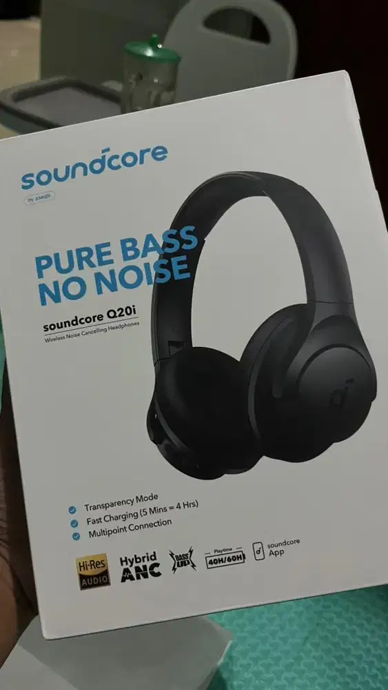 Headset Headphone Soundcore Anker Q20i Baru Murah