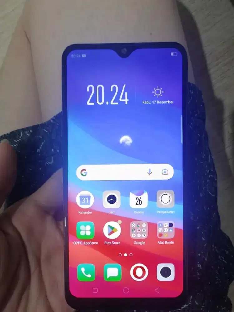 Oppo f9 ram 6/128gb warna purple batangan kondisi mulus 98%