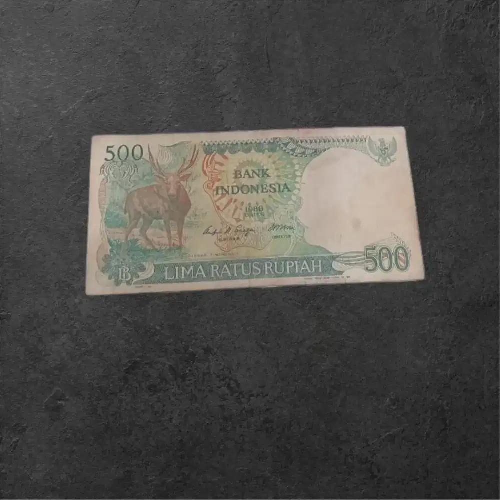 Uang 500 rupiah thn 1988
