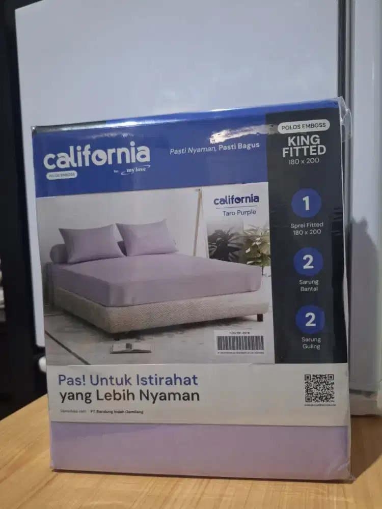 NEW!! SPREI CALIFORNIA BY MYLOVE POLOS EMBOSS 180 X 200