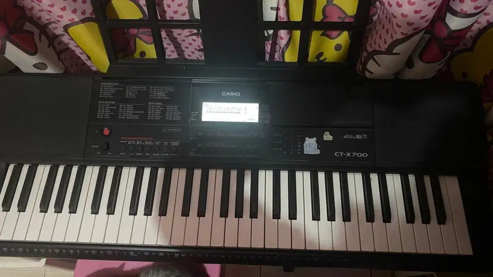 Keyboard Casio CTX 700 (Free: pedal, standee, tas)