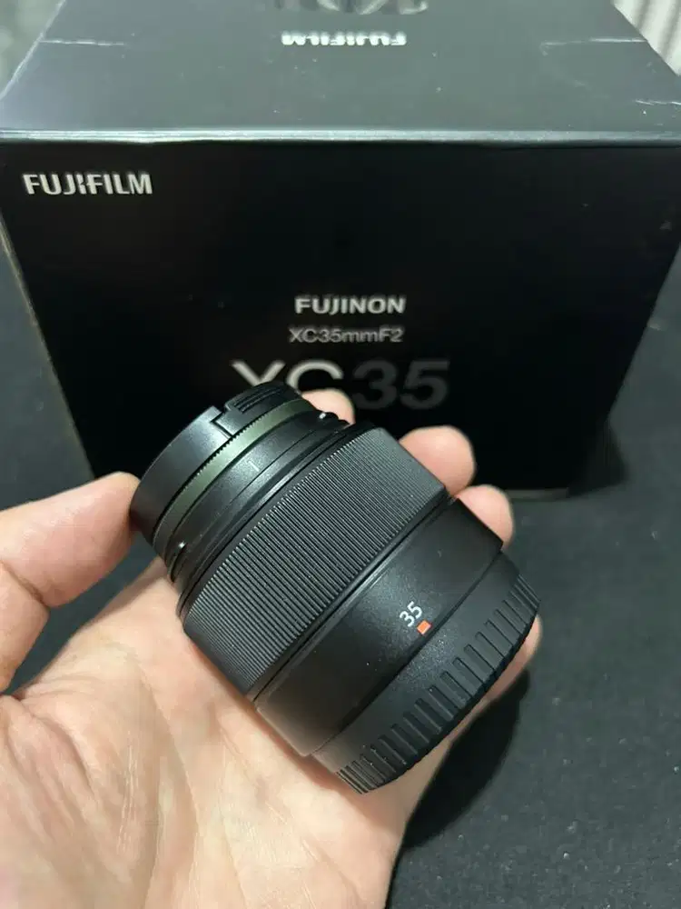 Lensa Fujifilm Fuji XC 35mm f2 Fullset