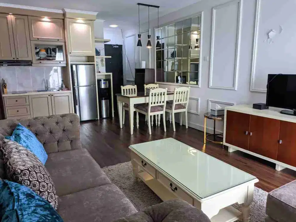 2 BR Mewah Disewakan Unit Bersih,Nyaman dekat Kemana mana Apartemen Tamansari Semanggi