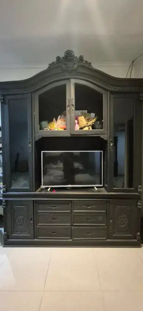 Bufet Kayu TV Second