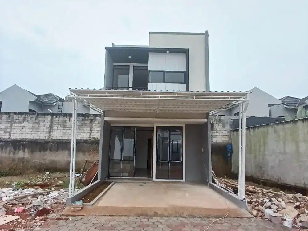 rumah 2 lantai 700 jutaan free biaya-biaya, lokasi dekat jl raya kranggan