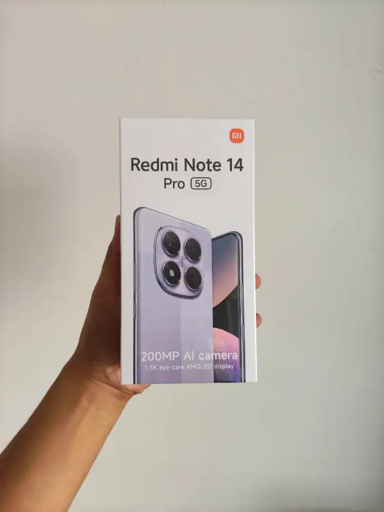 Xiaomi Redmi Note 14 Pro 5G 8/256 Baru Segel Garansi Resmi