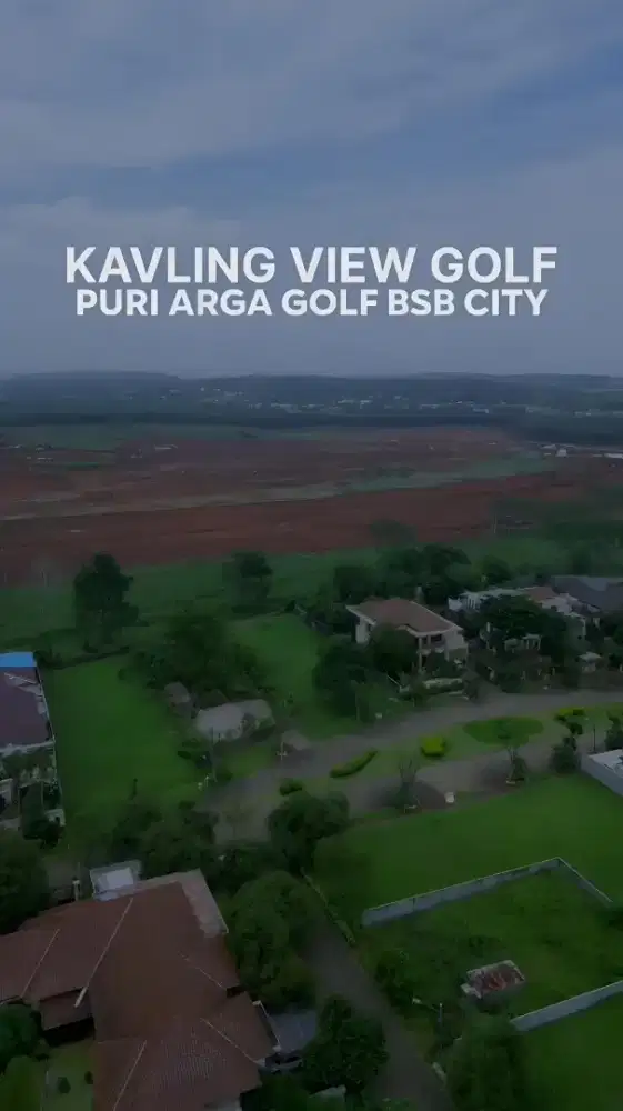 Kavling di puri Arga golf BSB SEMARANG di jual view golf BLACK EAGLE