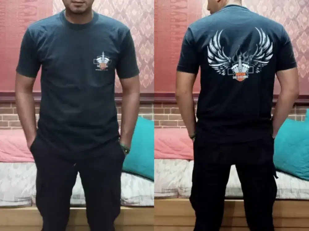 Kaos Harley Davidson & Gun's Roses (size M)