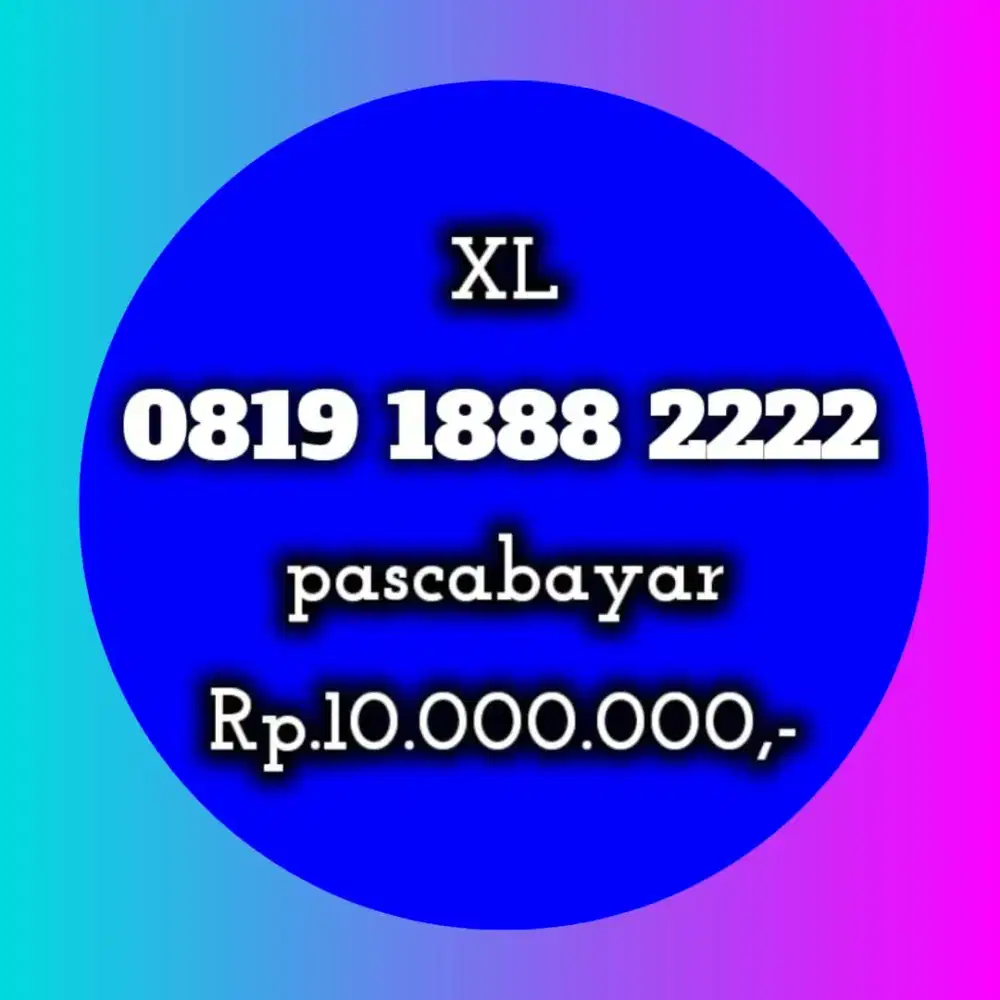 NOMOR CANTIK XL 1888 2222