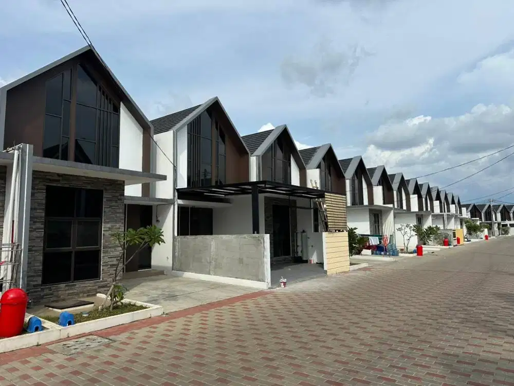 Rumah Cluster Siap Huni Fasilitas Lengkap Akses Tol Banyak