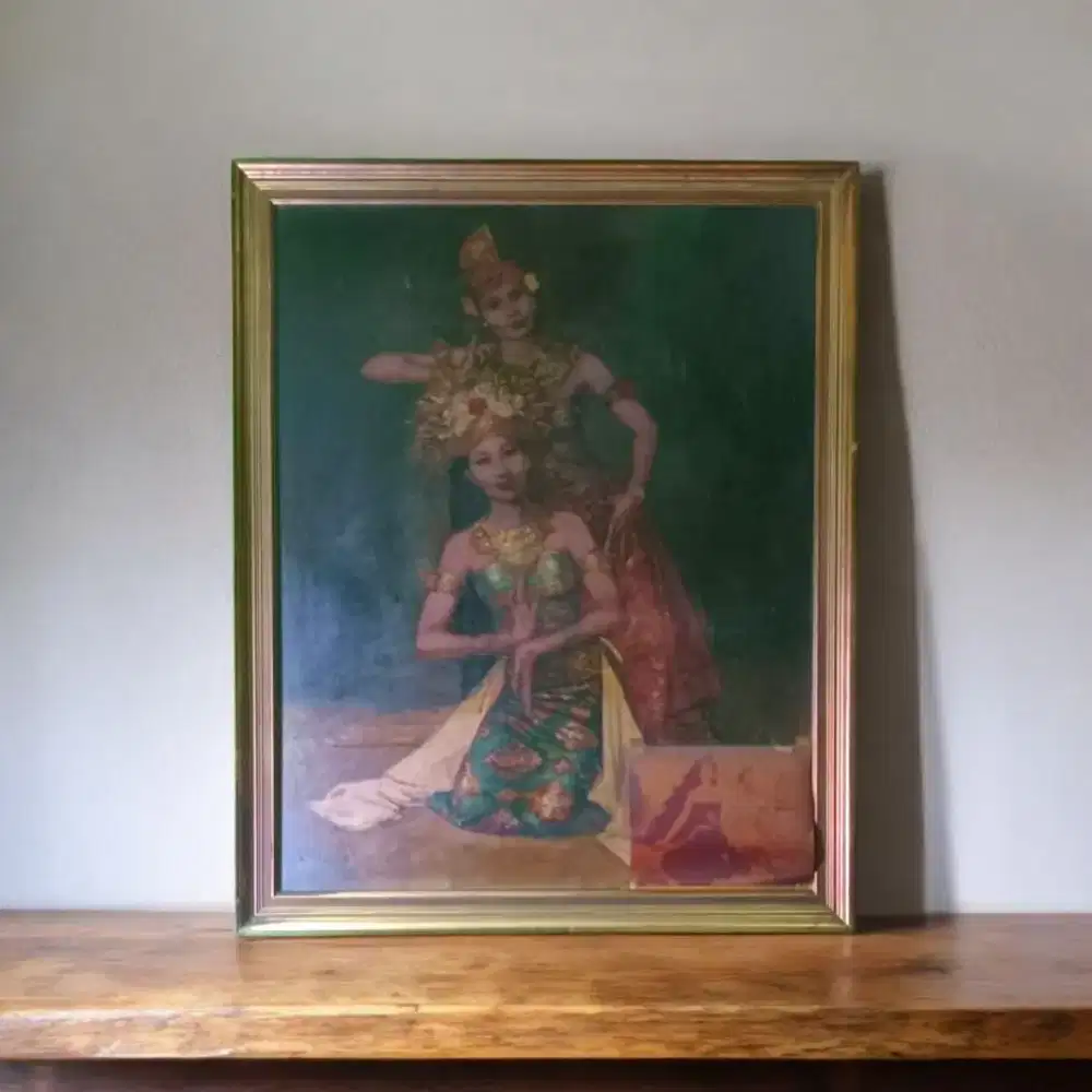 Lukisan antik penari tradisional