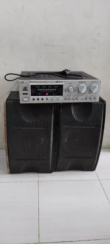 Speaker karaoke plus ampli