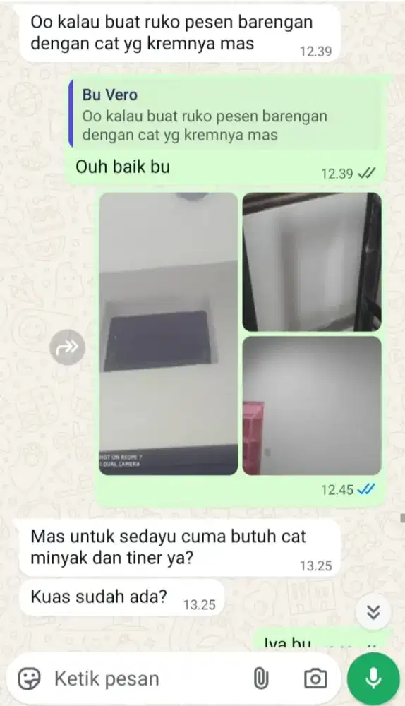 Menerima pengecatan rumah