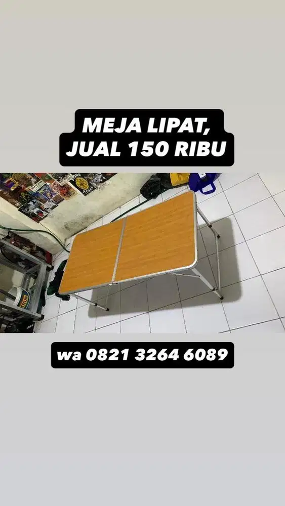 meja lipat serbaguna