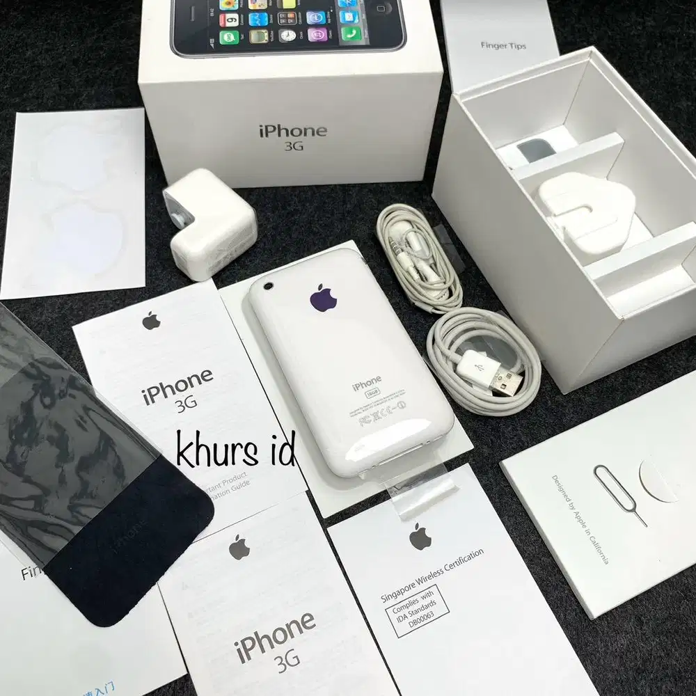 iphone 3g white 16gb likenew - rare apple collection