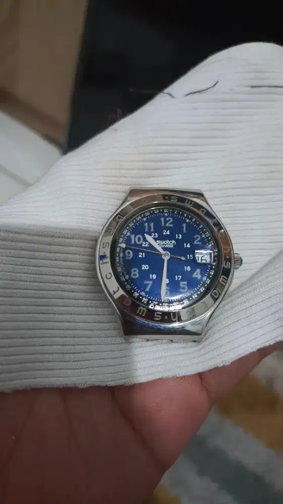 Swatch Irony Date Stainless