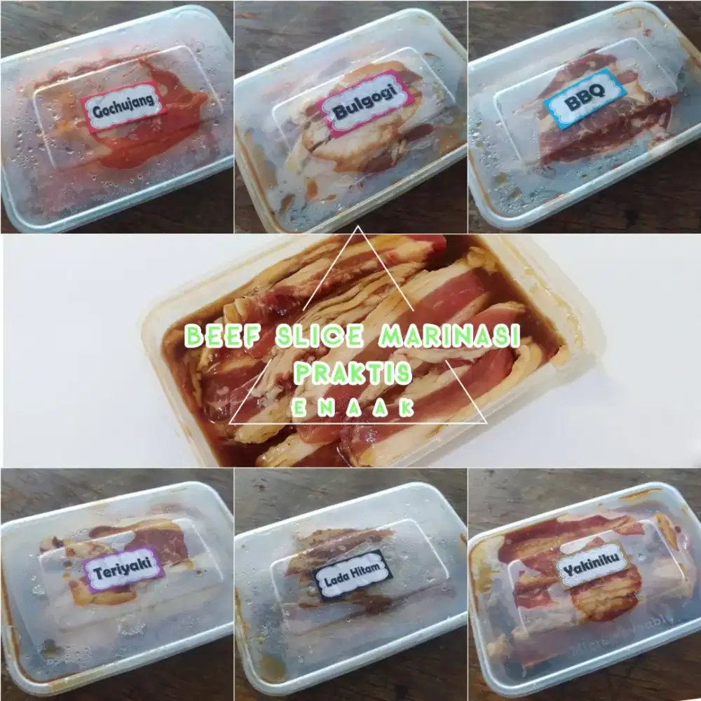 Beef Slice Marinasi