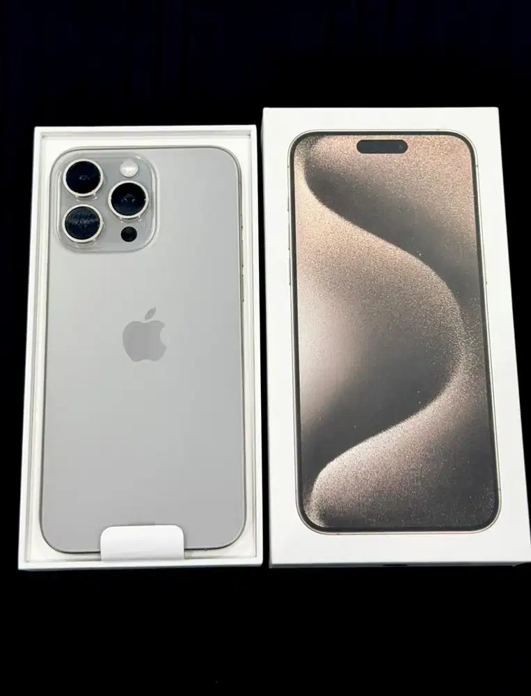 Iphone 15 Pro Max 256gb Natural Titanium Second Ibox