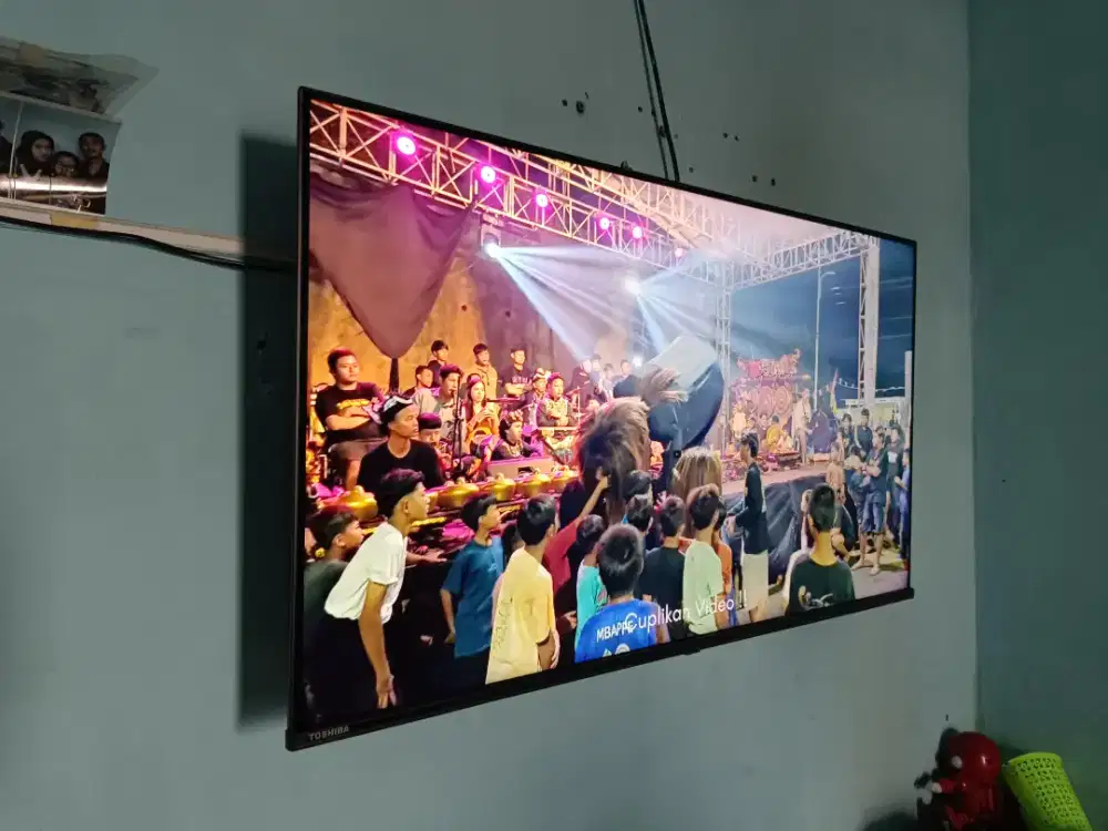 Tv Toshiba 43 inch Google TV.bagus dan no minus