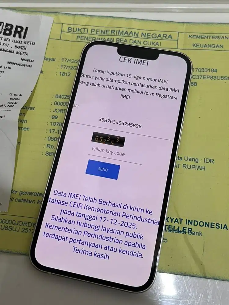 BEACUKAI IPHONE 13 256 gb