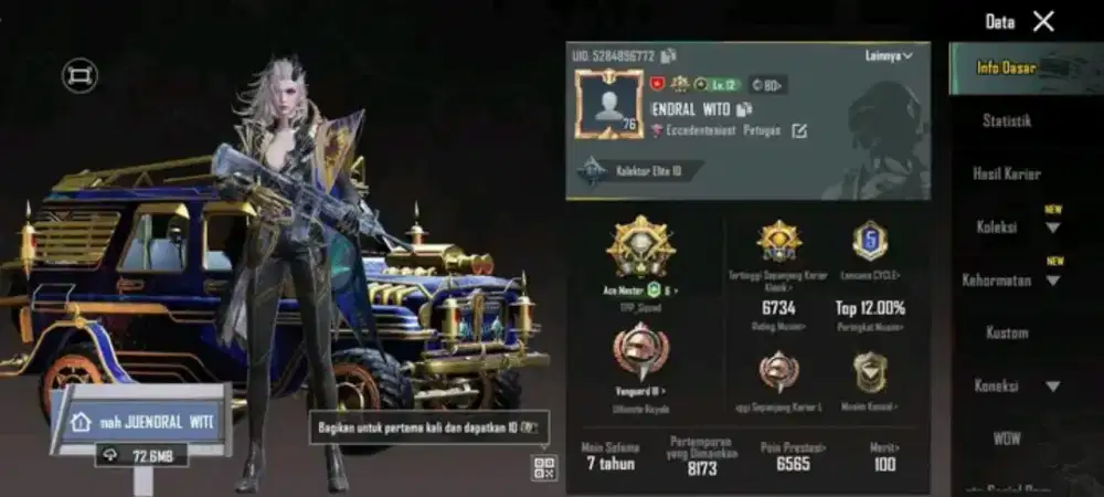 JUAL BELI AKUN PUBG MOBILE