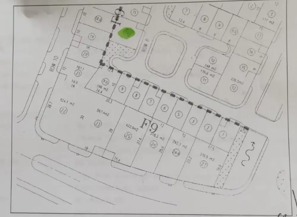 Dijual Kavling Bukit Palma Depan Taman, Row Lebar Strategis