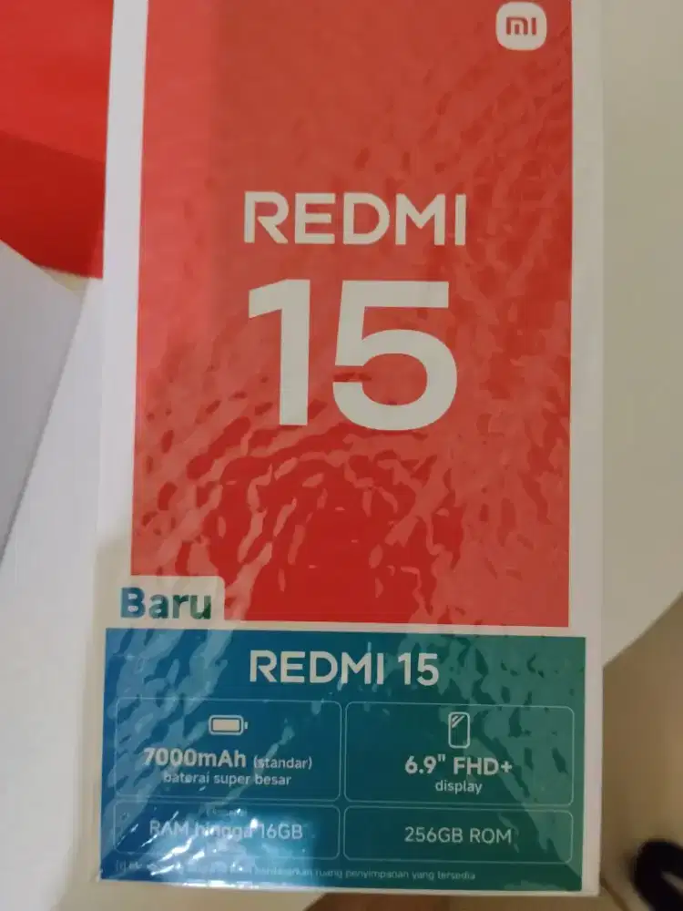 Xiaomi redmi 15 new fresh 16 / 256
