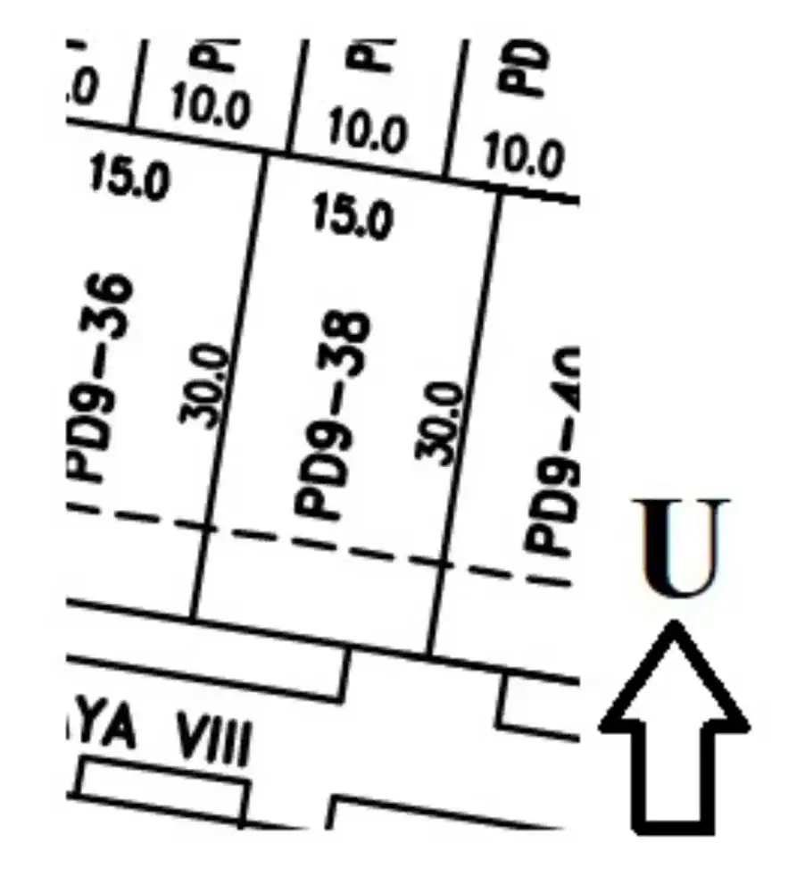 Dijual Kavling Kotak VBR 2 Pakuwon Indah Hadap Selatan