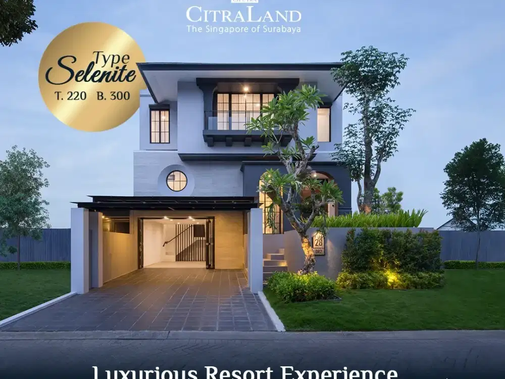 Perumahan Citraland Surabaya 2 Lantai Ada Pool