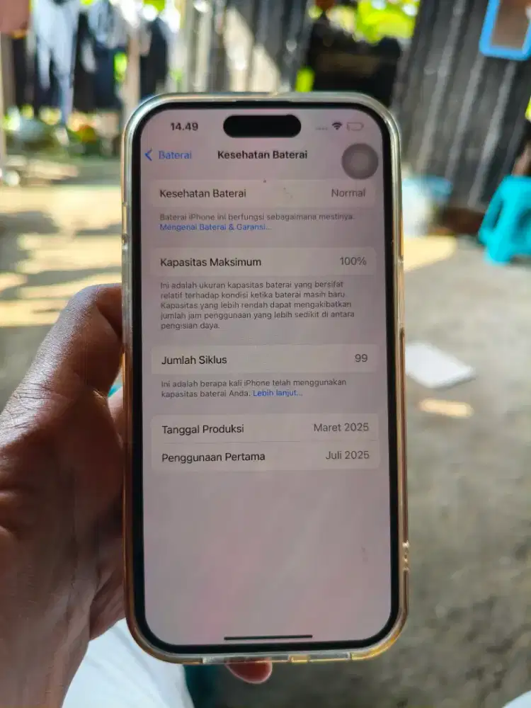 IPhone 15 128GB GARANSI ON
