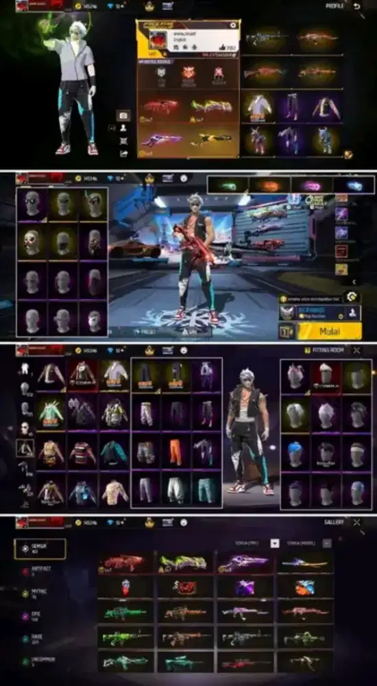 jual akun ff aman dan terpercaya