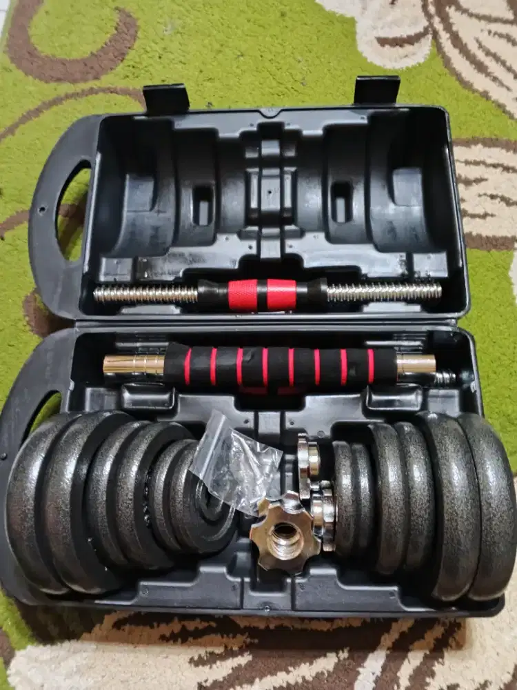 BARBELL/DUMBELL SET BESI BLACK CHROME 20 KG