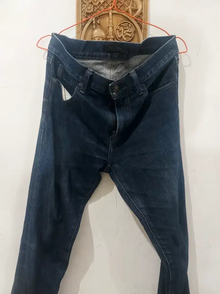 jeans denim uniqlo selvedge