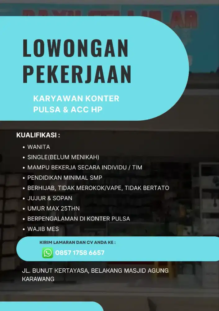 Loker Konter Pulsa & Accessories hp