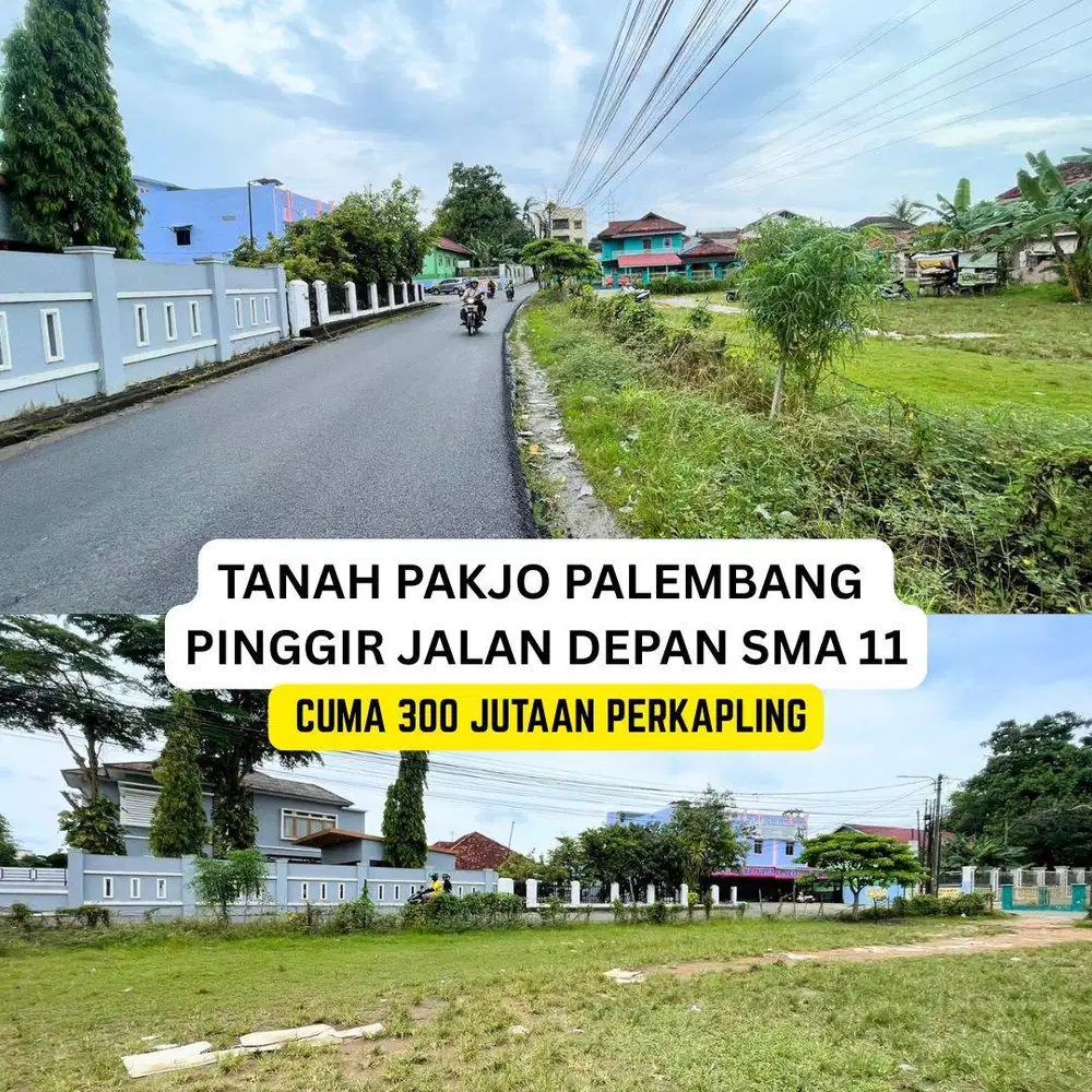 TANAH PAKJO PINGGIR JALAN PALEMBANG
