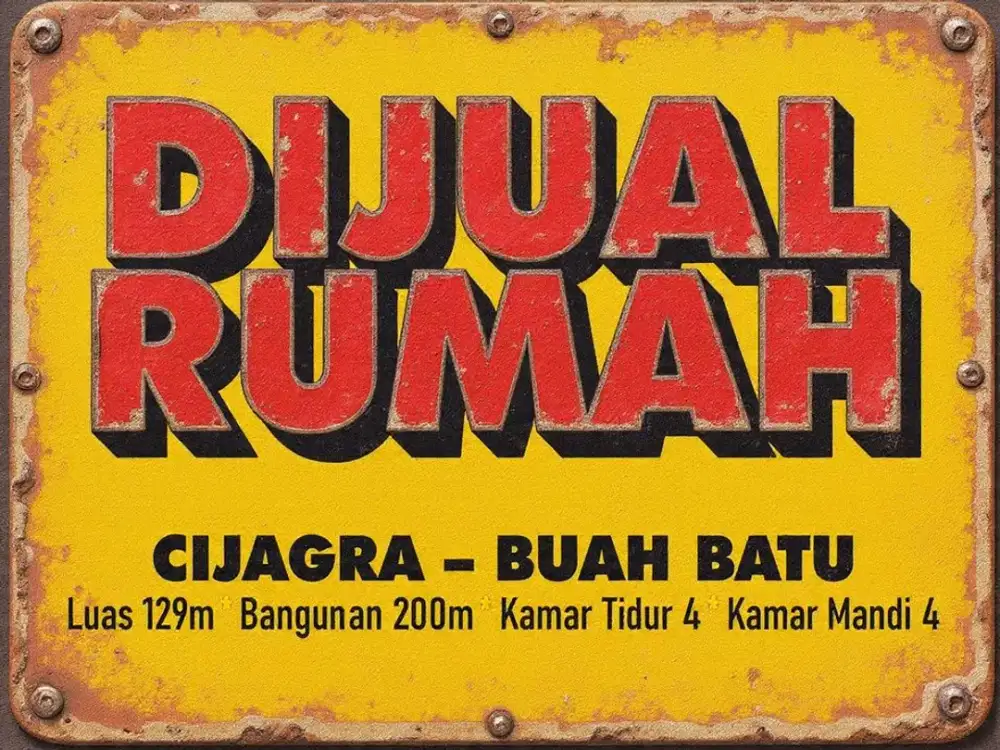 JUAL RUMAH MURAH, CIJAGRA, BUAH BATU, TURANGGA, LENGKONG, BATUNUNGGAL,