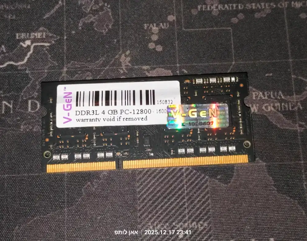 Ram laptop 4gb ddr3L 1600MHz