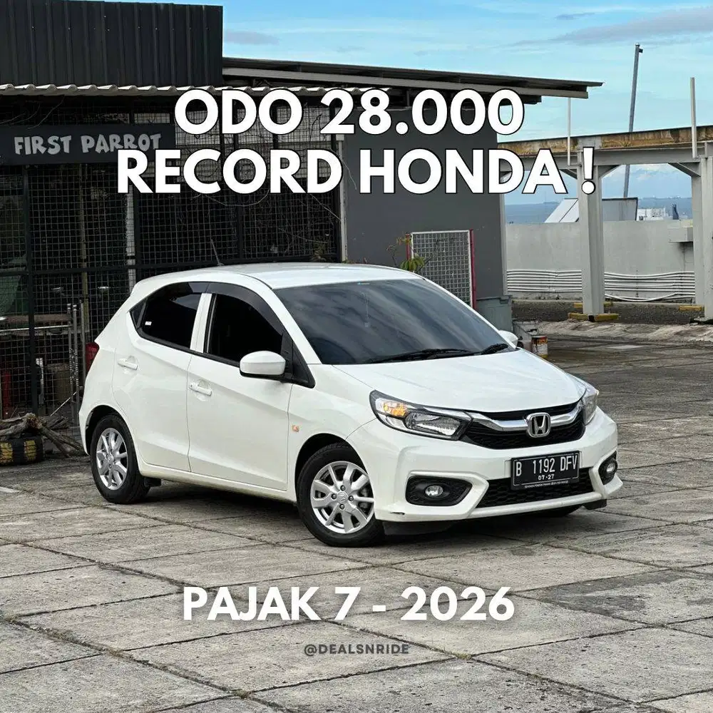 KM 28.000 ANTIK ! PAJAK 7/2026 HONDA BRIO E CVT 2022 TGN PERTAMA MULUS