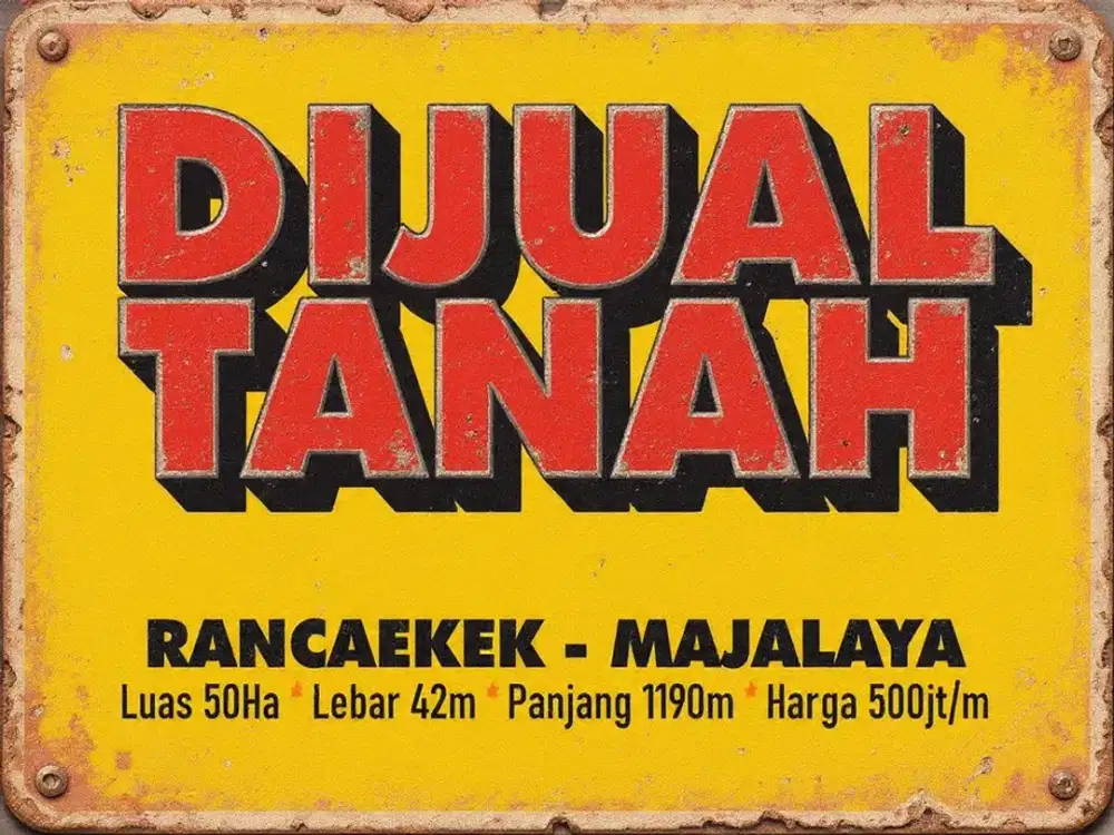 JUAL TANAH MURAH, RANCAEKEK, MAJALAYA, JATINANGOR, CILEUNYI, DANGDEUR,