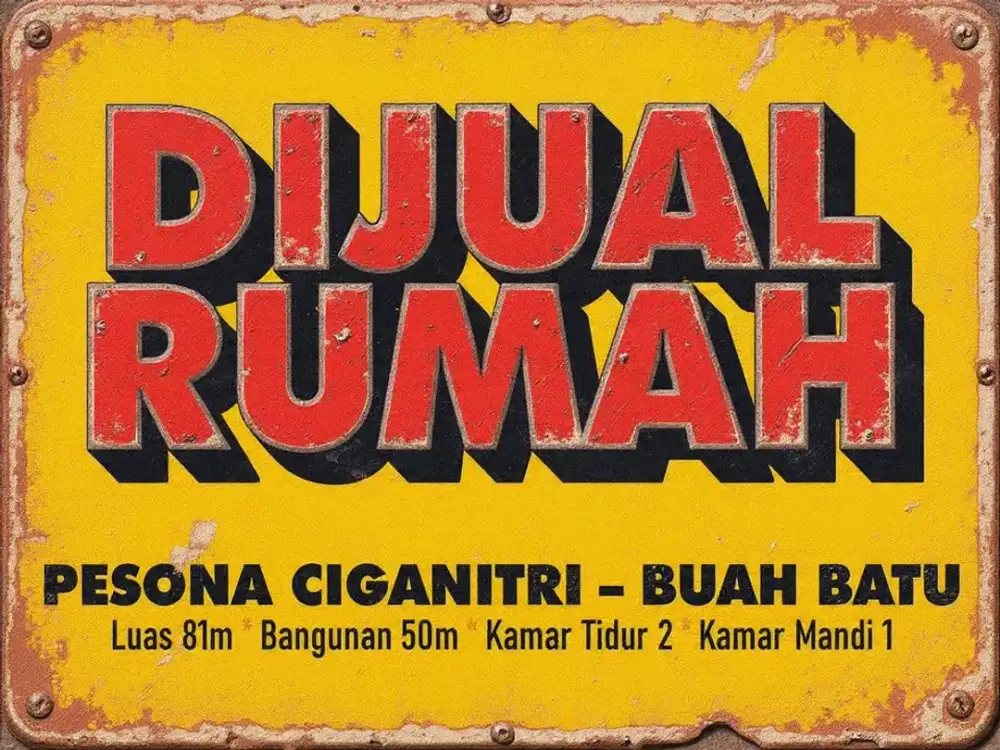 JUAL RUMAH MURAH DI, PESONA CIGANITRI, CIGANITRI, BUAH BATU, BOJONGSOANG,