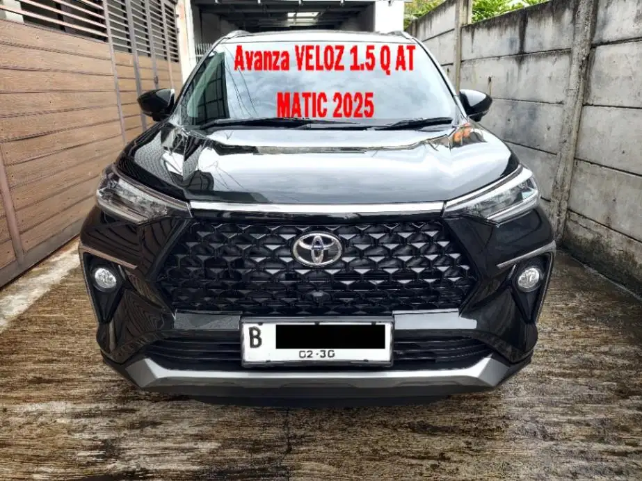 Avanza Veloz 1.5 Q AT Matic 2025 Like New Hitam Black